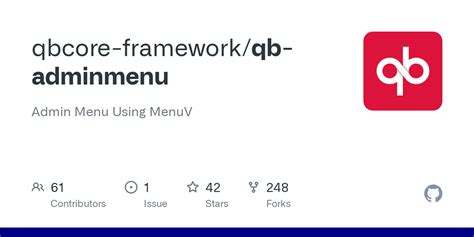 GitHub - qbcore-framework/qb-adminmenu: Admin Menu Using MenuV