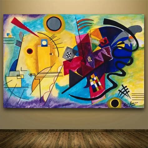 Wassily Kandinsky Oil Painting Classic Art Wall Poster And Sticker ...