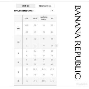 Banana Republic Size Chart Womens Pants - Banana Poster