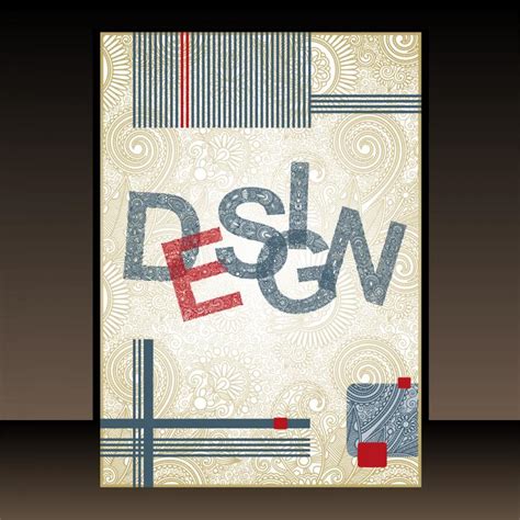 Classic book cover design 03 vector Free Vector / 4Vector