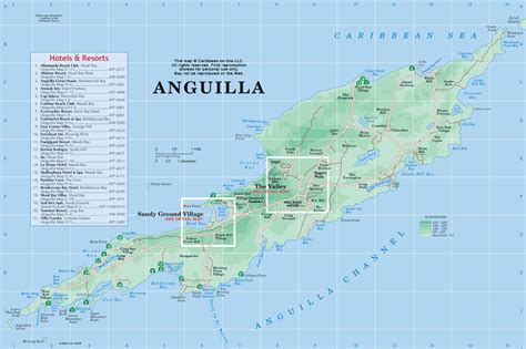 Maps of Anguilla | Map Library | Maps of the World