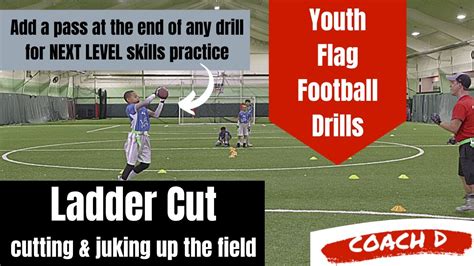 Youth Flag Football Drills with National Flag Football | Juking ...