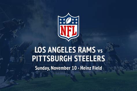 LA Rams @ Pittsburgh Steelers betting odds, tips & predictions