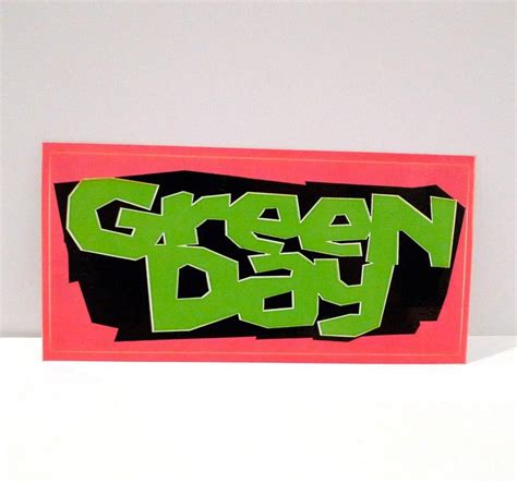 Green Day Warning Sticker 2000 and Nice Guys Finish Last | Etsy | Green day, Green day warning ...