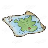 Abeka | Clip Art | Treasure Map