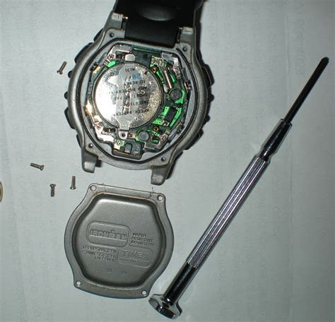 Timex Watch Battery Chart