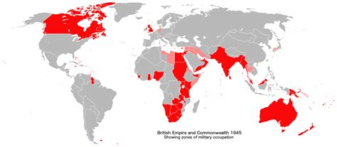 British Empire 1950 Map - Ashlan Ninnetta