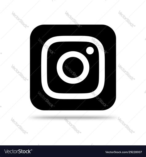 Instagram logo icon Royalty Free Vector Image - VectorStock