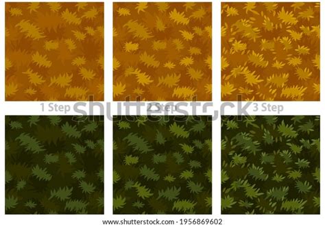 Seamless Texture Grass Drawing Step By: เวกเตอร์สต็อก (ปลอดค่าลิขสิทธิ์ ...