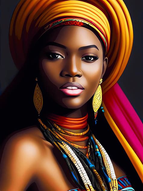 Download Woman, African, Portrait. Royalty-Free Stock Illustration ...