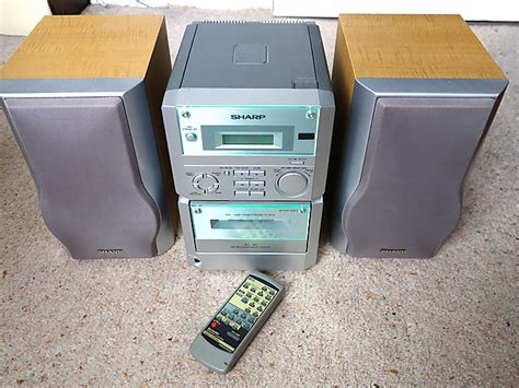 For Sale - SHARP 'BOOKSHELF' STEREO SYSTEM WITH REMOTE CONTROL | Stafford Forum