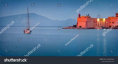 Panoramic Evening Cityscape Gaeta Town Yacht Stock Photo 2090469466 | Shutterstock