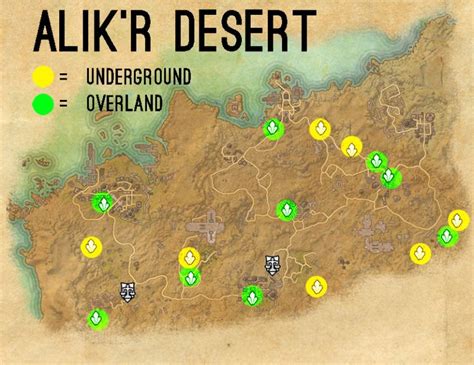 Alik'r Desert Skyshards | Skyshards Collection Guide - Elder Scrolls Online - ESO Hub - Elder ...