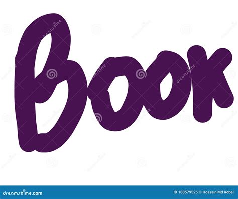 Word Signs Set in Hand Drawn ,book Cover Design Stock Illustration - Illustration of bill ...