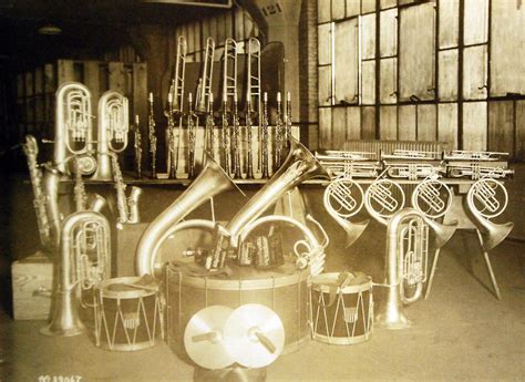 Instruments supplied to the Army Band during WW1. U.S. Army Signal ...