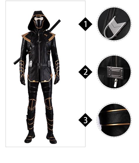 Endgame Hawkeye Costume Cosplay Clinton Francis Barton Jacket | WISHINY