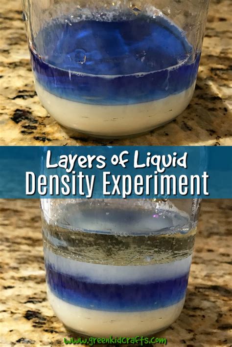 Fun Science: Layering Liquid Density Experiment for Kids - Green Kid Crafts in 2020 | Kitchen ...