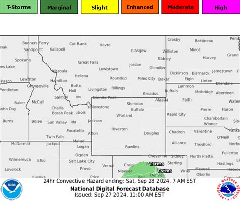 NOAA Graphical Forecast for Northern Rockies