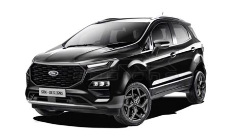 2022 Ford EcoSport New Gen Render In Multiple Colour Options