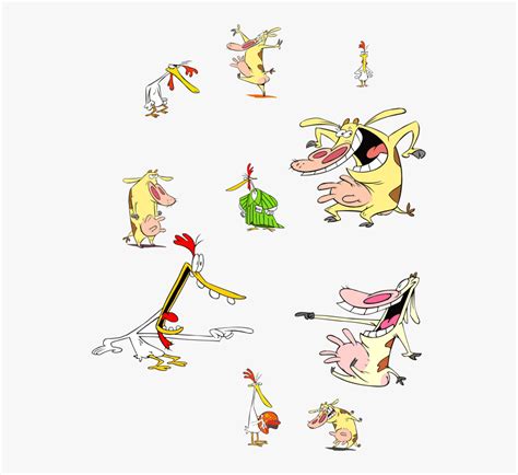 Cartoon Network Cow And Chicken Characters, HD Png Download ...