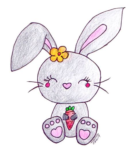 How to Draw Cute Easter Bunny | Guided Drawing Video Tutorial