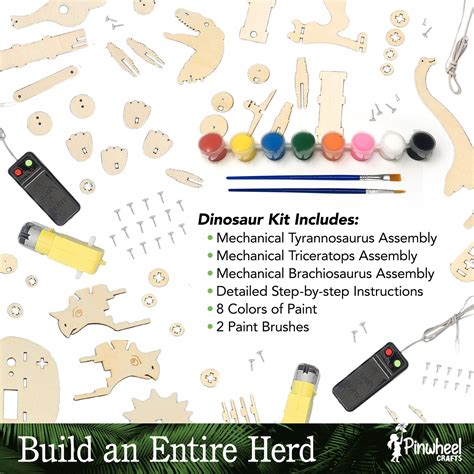 Build a Dinosaur Robot Kit | STEM Toy – Pinwheel Crafts