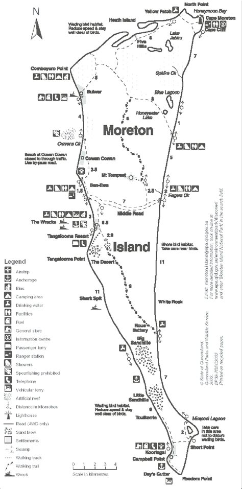 Map Of Moreton Island – Verjaardag Vrouw 2020