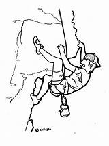 Free Climbing Coloring Page Download And Print  sketch template
