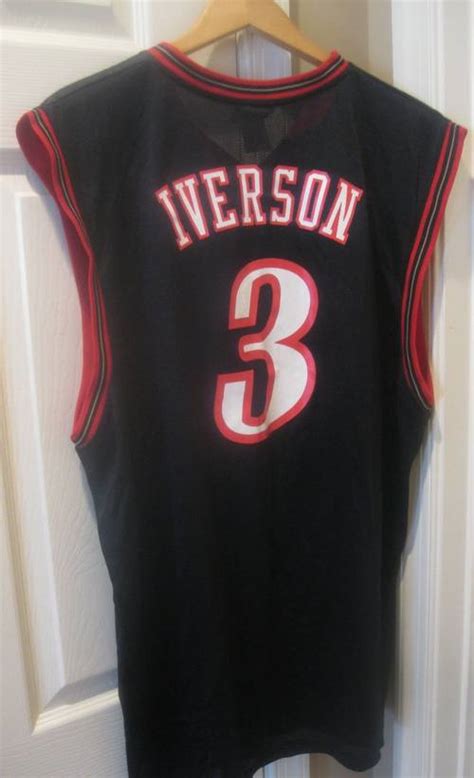 Allen Iverson #3 Reebok NBA Sixers Jersey XL – RonSusser.com