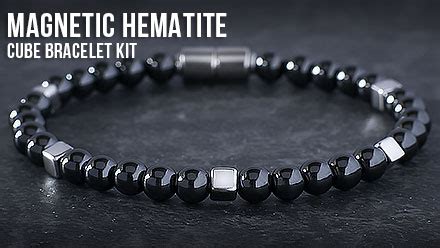 Magnetic Hematite Cube Bracelet kit - (Amazing Magnetic) - Jewelry Design