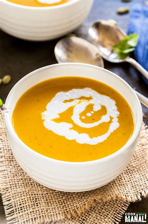 Instant Pot Curried Butternut Squash Apple Soup + Video - Cook With Manali