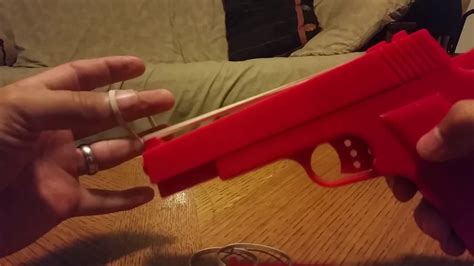 3D Printed Rubber Band Gun - YouTube