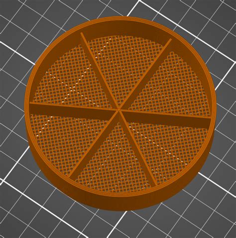 Customizable Sieve with Dividers by JessicaP | Download free STL model | Printables.com