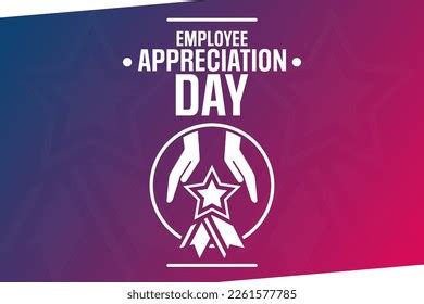 Employee Appreciation Day Vector Illustration Holiday Stock Vector (Royalty Free) 2261577785 ...