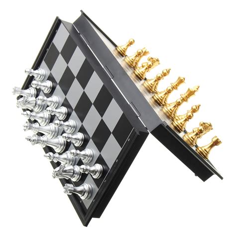 Magnetic chess folding large magnetic board with pieces chess toys for kids gift Sale - Banggood.com