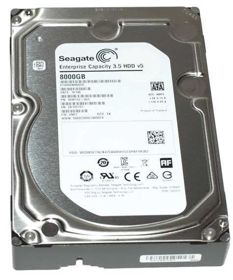 Seagate 8TB Enterprise Capacity 3.5" HDD v5 (ST8000NM0055) - Bjorn3D.com