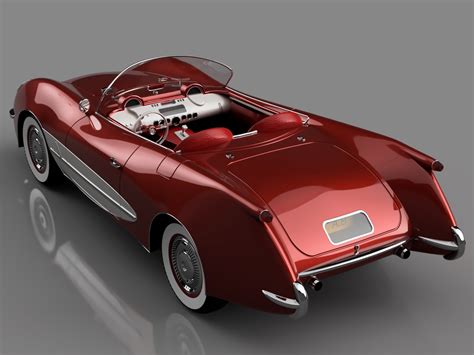 chevrolet corvette C1 | CGTrader