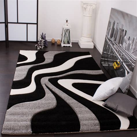 Zipcode Design Kynlee Black/Grey/White Rug & Reviews | Wayfair.co.uk