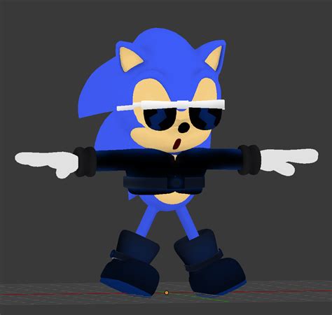 Anti-Sonic model by NIBROCrock on deviantART