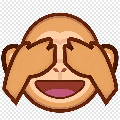 Three wise monkeys Emoji Smile Laughter, english, head png | PNGEgg