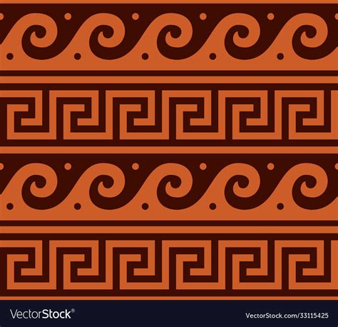 Ancient-greek-seamless-pattern-1a-color Royalty Free Vector