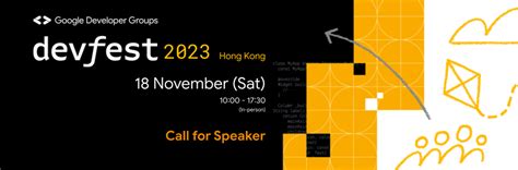 DevFest 2023 GDG Hong Kong: Call for Speakers @ Sessionize.com