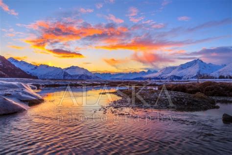 Crooked Creek Wakes Up - Fine Art Prints by Alaska Photography