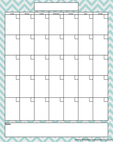 blank monthly calendar portrait - Google Search | Calendar printables ...