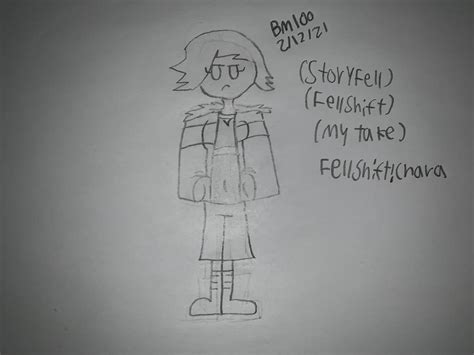 (StoryShift,FellShift) Chara (My Take) (Drawing) by ideme on DeviantArt