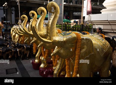 Erawan Shrine, Bangkok Stock Photo - Alamy