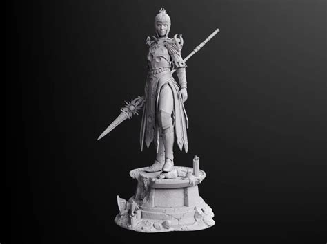 Custom 3D Printed BG3 Baldur's Gate 3 III Shadowheart Miniature/statue ...