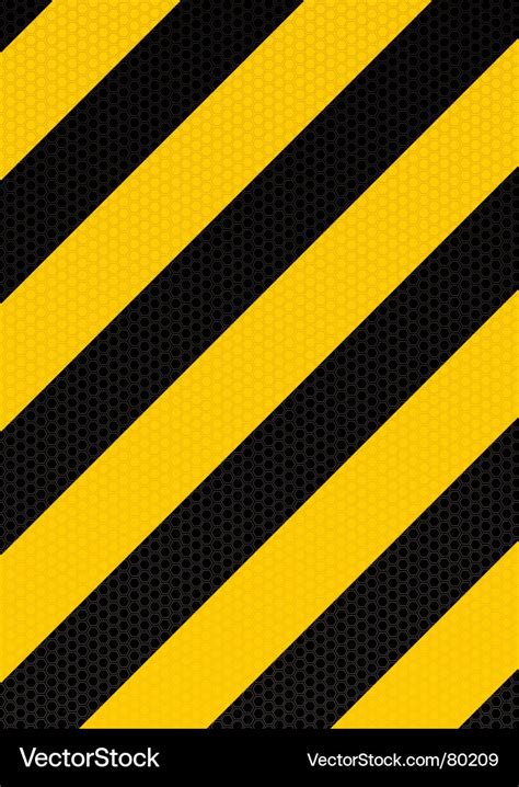 Traditional warning stripe Royalty Free Vector Image