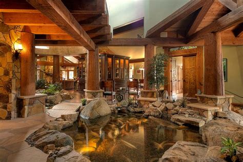 Interior Pond | Custom home builders, Luxury homes, Home builders