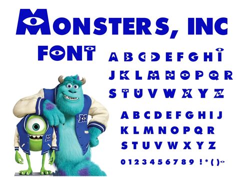 Monsters Inc Letters - Billing Template